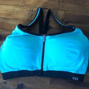 PRICE DROP!! VSX Turquoise Front Close Sports Bra